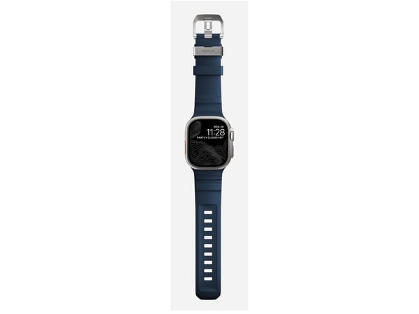 Nomad Rocky Point Band, Band, Smartklokke, Naturlig, Apple, Ultra / 46mm, Lær, Titan