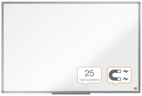 Nobo Essence Emalj Magnetisk Whiteboardtavla 900x600mm, 900 x 600 mm, Emalj, Fast, Magnetisk