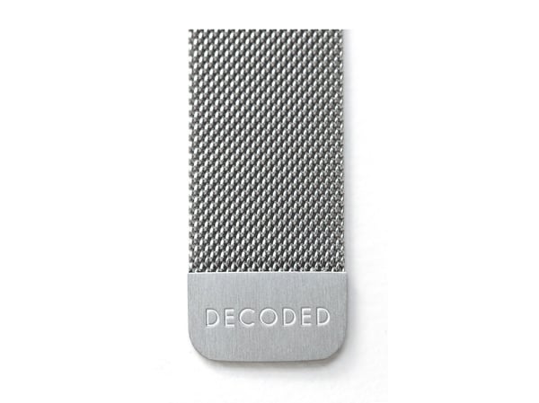 Decoded Traction Strap, Strop / Belte, Smartklokke, Sølv, Apple, Apple Watch 38mm / 40mm / 41mm / 42mm, Rustfritt stål