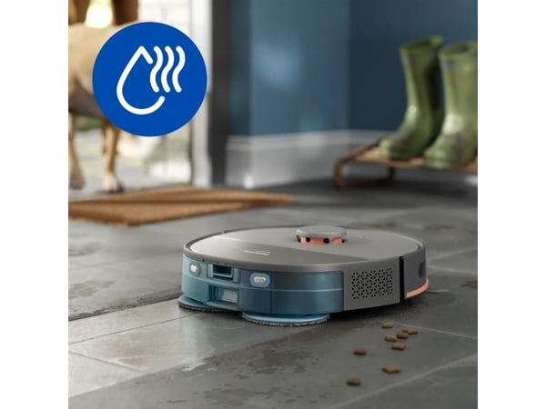 Philips HomeRun 5000 Series robotstøvs. m/mopp, Støv pose, Akrylonitril-butadien-styren (ABS), 0,26 l, Lade, 66 dB, 3 l