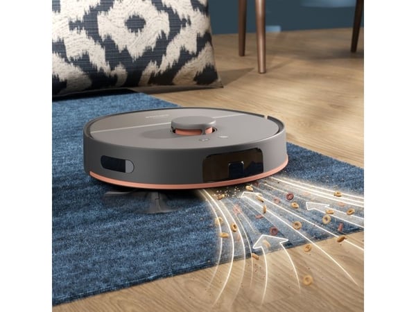 Philips HomeRun 5000 Series robotstøvs. m/mopp, Støv pose, Akrylonitril-butadien-styren (ABS), 0,26 l, Lade, 66 dB, 3 l