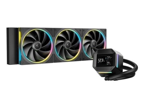 DeepCool LM360, Nestejäähdytyspakkaus, 12 cm, musta
