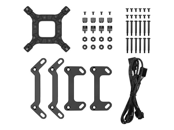DeepCool LM360, Nestejäähdytyspakkaus, 12 cm, musta