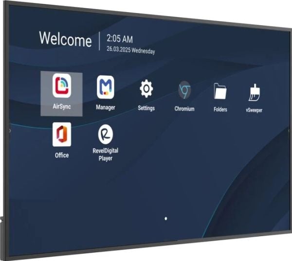 Viewsonic CDE7514-2C, Digital skiltingstavle (flatskjerm), 190,5 cm (75"), LCD, 3840 x 2160 piksler, Wi-Fi, 24/7