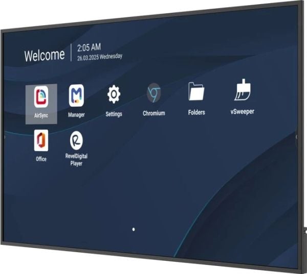 Viewsonic CDE7514-2C, Digital skiltingstavle (flatskjerm), 190,5 cm (75"), LCD, 3840 x 2160 piksler, Wi-Fi, 24/7