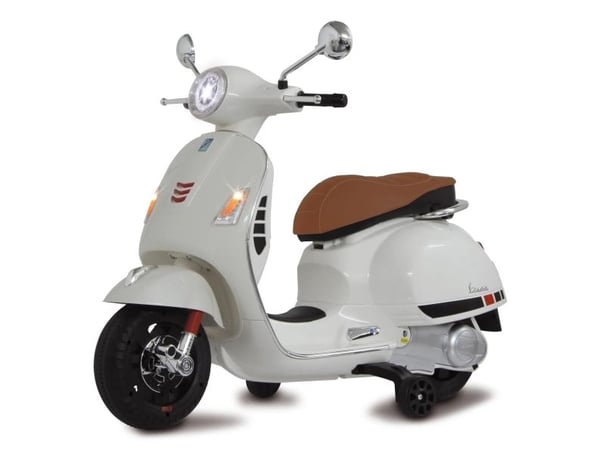 Jamara Ride-on Vespa GTS 125, 3 år, 4 hjul, Hvit, Batterier kreves