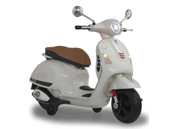 Jamara Ride-on Vespa GTS 125, 3 år, 4 hjul, Hvit, Batterier kreves