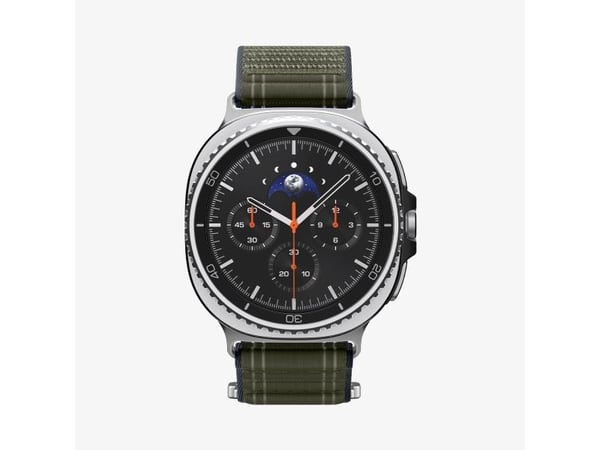 Spigen WBF0, Band, Smartklokke, Grønn, Samsung, Watch 8 (40/44 mm)/Watch 8 Classic (46mm), Stoff