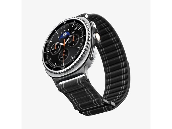 Spigen WBF0, Band, Smartklokke, Svart, Samsung, Watch 8 (40/44 mm)/Watch 8 Classic (46mm), Stoff