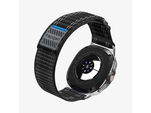 Spigen WBF0, Band, Smartklokke, Svart, Samsung, Watch 8 (40/44 mm)/Watch 8 Classic (46mm), Stoff