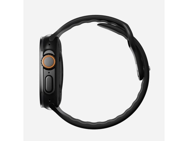 Nomad Tempo Band, Band, Smartklokke, Svart, Apple, 49mm / Ultra, Gummi