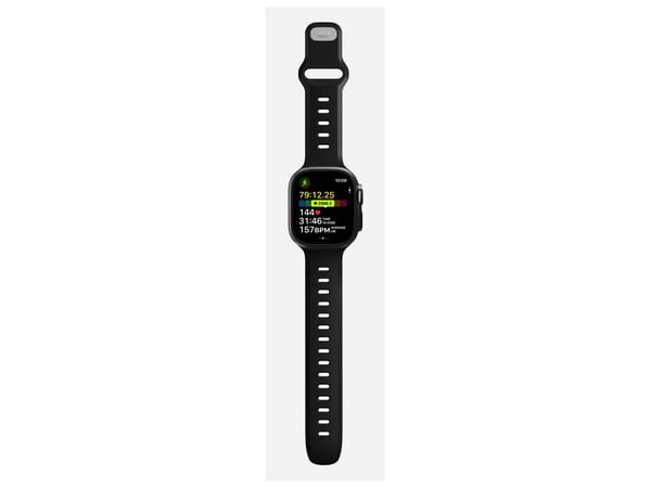 Nomad Tempo Band, Band, Smartklokke, Svart, Apple, 49mm / Ultra, Gummi