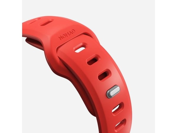 Nomad Tempo Band, Band, Smartklokke, Rød, Apple, 45mm / 46mm, Gummi