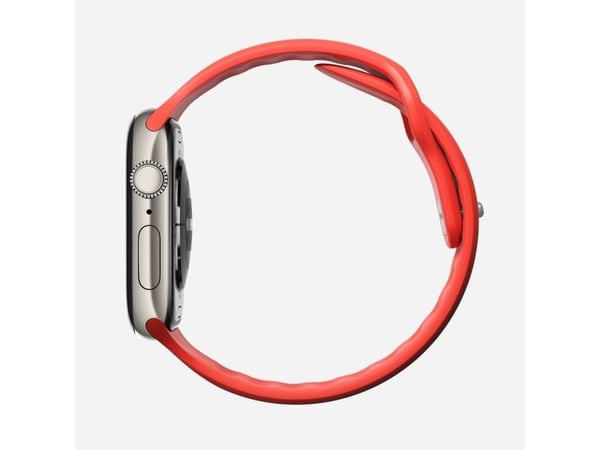 Nomad Tempo Band, Band, Smartklokke, Rød, Apple, 45mm / 46mm, Gummi