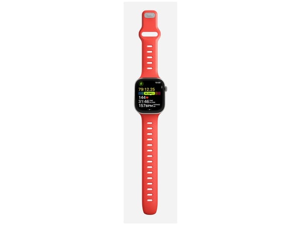 Nomad Tempo Band, Band, Smartklokke, Rød, Apple, 45mm / 46mm, Gummi
