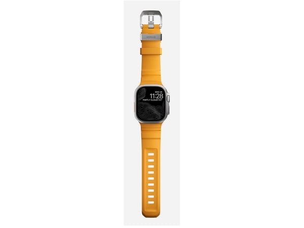 Nomad Rocky Point Band, Band, Smartklokke, Naturlig, Apple, Ultra / 46mm, Lær, Titan