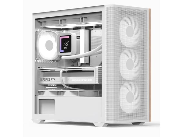 AeroCool Geh Mini D301A-G-WT-V2 (Trä/Mikro-ATX) (ACCS- MA03043.21)