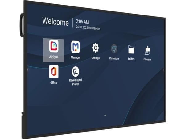 Viewsonic CDE6531-1C, Digital skiltingstavle (flatskjerm), 165,1 cm (65"), LCD, 3840 x 2160 piksler, Wi-Fi, 24/7