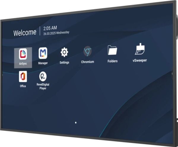 Viewsonic CDE6531-1C, Digital skiltingstavle (flatskjerm), 165,1 cm (65"), LCD, 3840 x 2160 piksler, Wi-Fi, 24/7