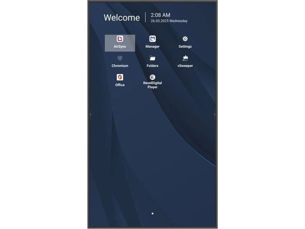 Viewsonic CDE8614-2C, Digital skiltingstavle (flatskjerm), 2,18 m (86"), LCD, 3840 x 2160 piksler, Wi-Fi, 24/7
