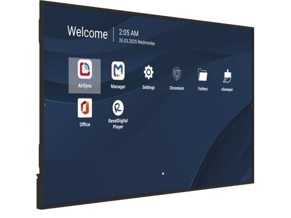 Viewsonic CDE7531-1C, Digital skiltingstavle (flatskjerm), 190,5 cm (75"), LCD, 3840 x 2160 piksler, Wi-Fi, 24/7