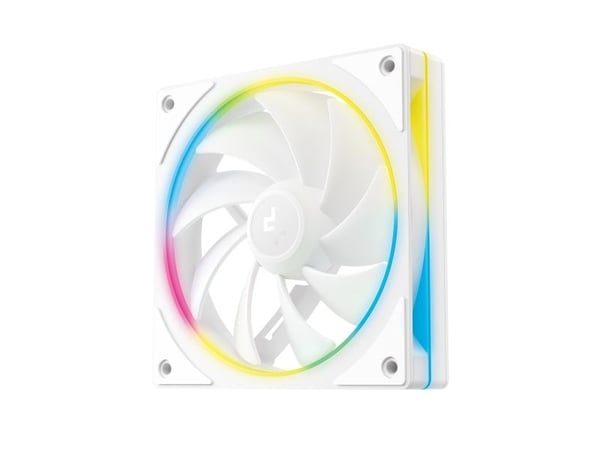 Deepcool FL12 SE - Fläktsats för chassi - 120 mm - vit