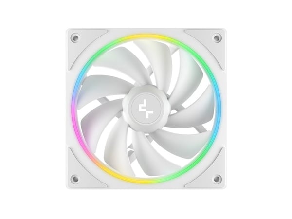 Deepcool FL12 SE - Fläktsats för chassi - 120 mm - vit