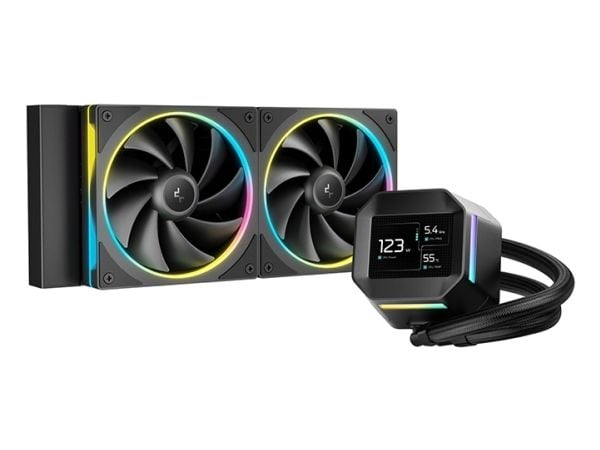 DeepCool LM240, Nestejäähdytyspakkaus, 12 cm, musta