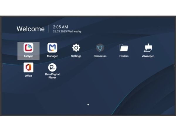 Viewsonic CDE5531-1C, Digital skiltingstavle (flatskjerm), 139,7 cm (55"), LCD, 3840 x 2160 piksler, Wi-Fi, 24/7