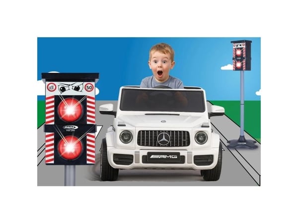 Jamara Traffic Flash, Leke trafikklys, 3 år, Gir fra seg lyd, Sort, Rød