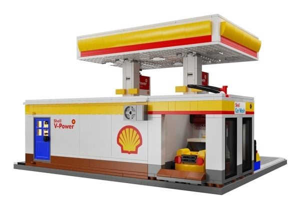 Jamara CaDA Shell Gas Station with Shop and Car Wash, Byggesett, 14 år, 1309 stykker, 2,61 kg