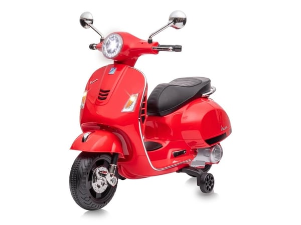 Jamara Ride-on Vespa GTS 125, 3 år, 4 hjul, Rød, Batterier kreves