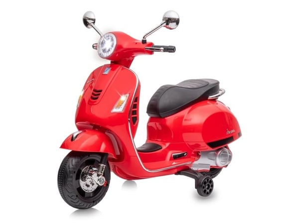 Jamara Ride-on Vespa GTS 125, 3 år, 4 hjul, Rød, Batterier kreves