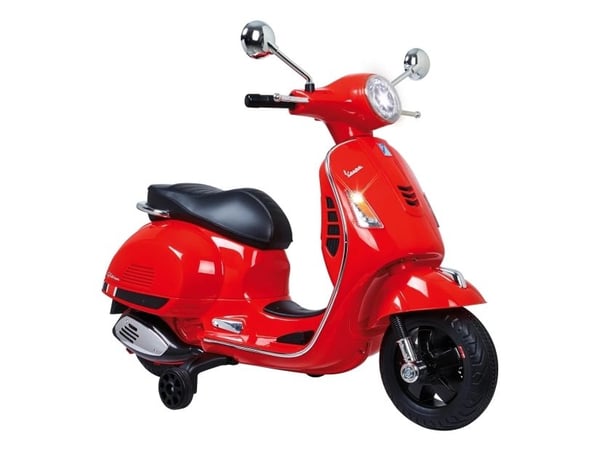 Jamara Ride-on Vespa GTS 125, 3 år, 4 hjul, Rød, Batterier kreves