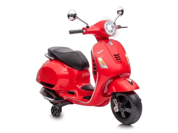 Jamara Ride-on Vespa GTS 125, 3 år, 4 hjul, Rød, Batterier kreves