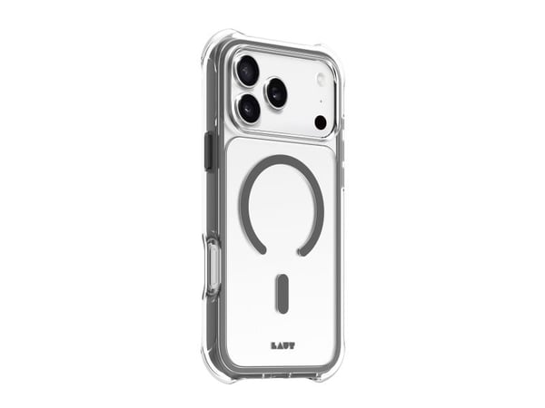 LAUT AERO PROTECT, Etui, Apple, iPhone 17 Pro Max, 17,5 cm (6.9"), Grå, Gjennomsiktig