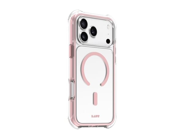 LAUT AERO PROTECT, Etui, Apple, iPhone 17 Pro Max, 17,5 cm (6.9"), Rosa, Gjennomsiktig