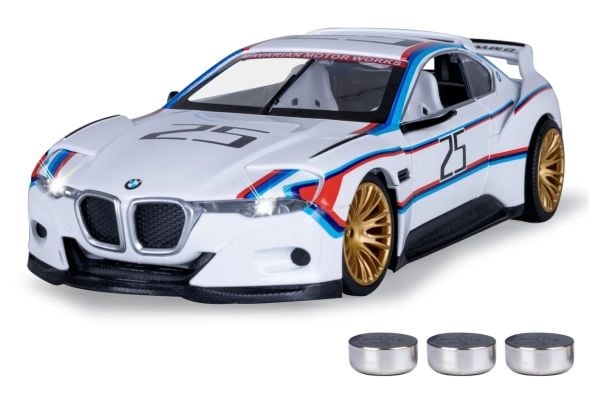 Jamara BMW 3.0 CSL Hommage R, Bil, 3 år, LR44, Hvit