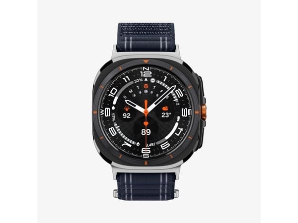 Spigen WBF0, Band, Smartklokke, Marineblå, Samsung, Galaxy Watch Ultra, Stoff