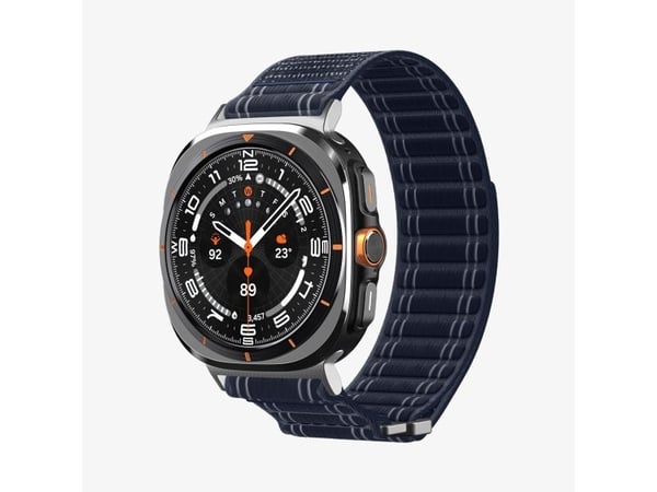 Spigen WBF0, Band, Smartklokke, Marineblå, Samsung, Galaxy Watch Ultra, Stoff