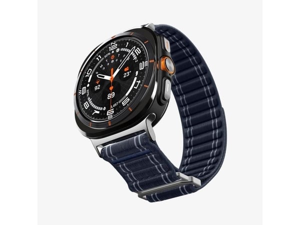 Spigen WBF0, Band, Smartklokke, Marineblå, Samsung, Galaxy Watch Ultra, Stoff