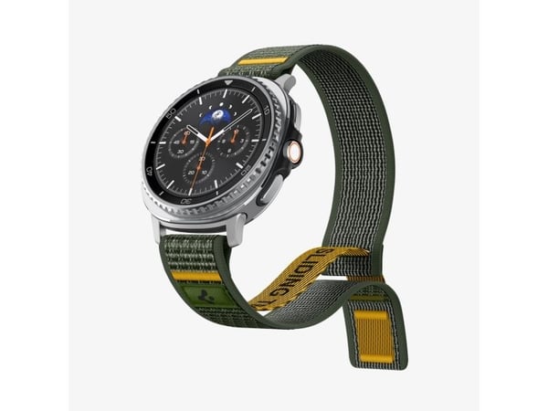 Spigen Athlex Air, Band, Smartklokke, Grønn, Samsung, Galaxy Watch 8 (40/44 mm)/Watch 8 Classic (46mm), Stoff