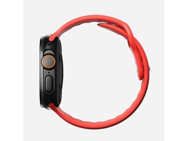 Nomad Tempo Band, Band, Smartklokke, Rød, Apple, 49mm / Ultra, Gummi