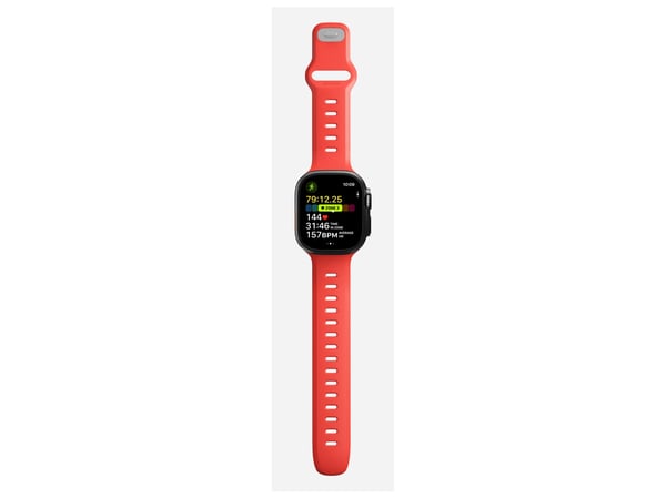 Nomad Tempo Band, Band, Smartklokke, Rød, Apple, 49mm / Ultra, Gummi