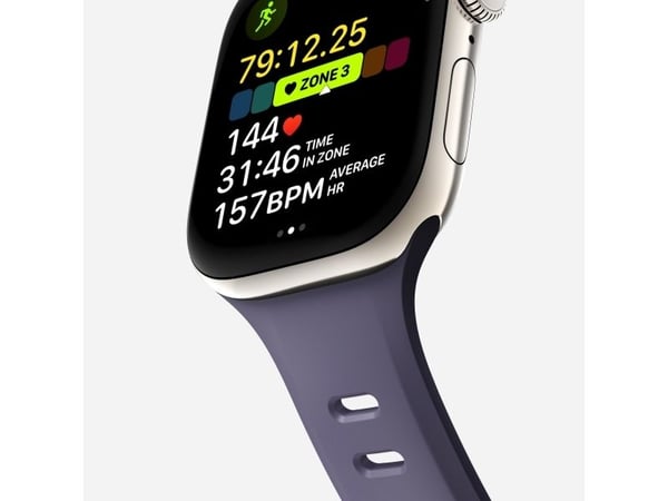Nomad Tempo Band, Band, Smartklokke, Lilla, Apple, 45mm / 46mm, Gummi