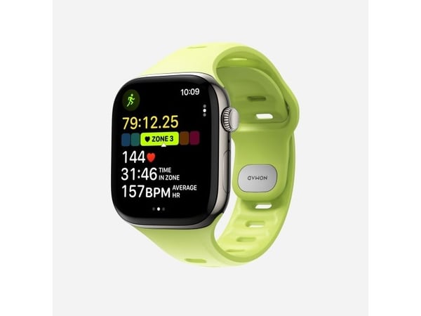 Nomad Tempo Band, Band, Smartklokke, Lysegrønn, Apple, 41mm / 42mm, Gummi