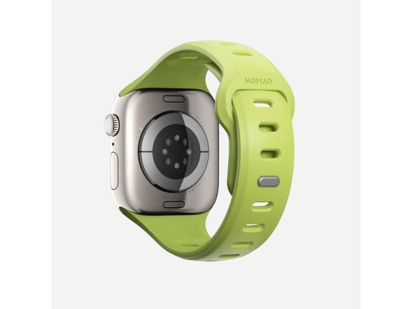 Nomad Tempo Band, Band, Smartklokke, Lysegrønn, Apple, 41mm / 42mm, Gummi