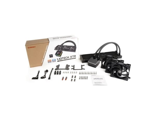 Enermax LiqTech XTR - Væskekjølesystem for prosessor - Radiatorstørrelse: 360 mm - (for: LGA4677, SP3, SP6, TR4, TR5) - 120 mm