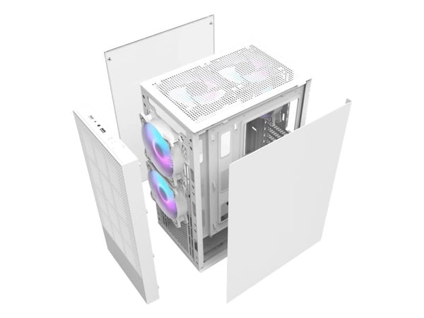 darkFlash A290, Tower, PC, Vit, ATX, ITX, Mini-ATX, SPCC, Härdat glas, 16 cm