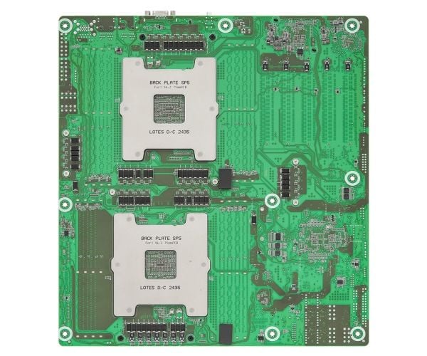 Hovedkort AsRock TURIN2D16-2T 2x SP5 OG Epyc 9004/9005 Soc (16x DIMM 2x MCIO opptil 16xSATA 1xM.2 2x10Gbe IMPI EEB)